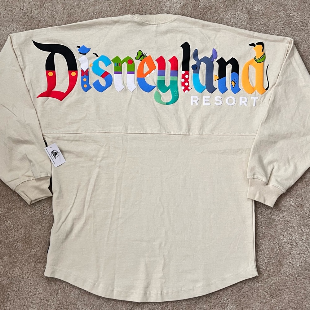 Disney Parks Disneyland Spirit Jersey Character Letters